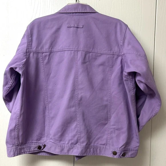 Vintage Hunters Run Lilac Two-Piece Denim Jacket & Pants Set - Picture 3 of 9